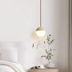 Travertine Ball Pendant Light