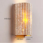 Solaro Travertine Garden Outdoor Wall Light