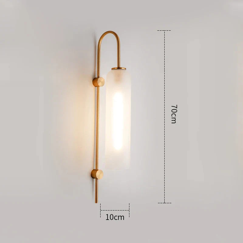 Nordic Light Luxury Glass Wall Light
