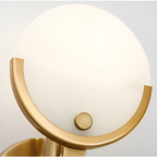 The Shine of Gold and Marble Wall Light