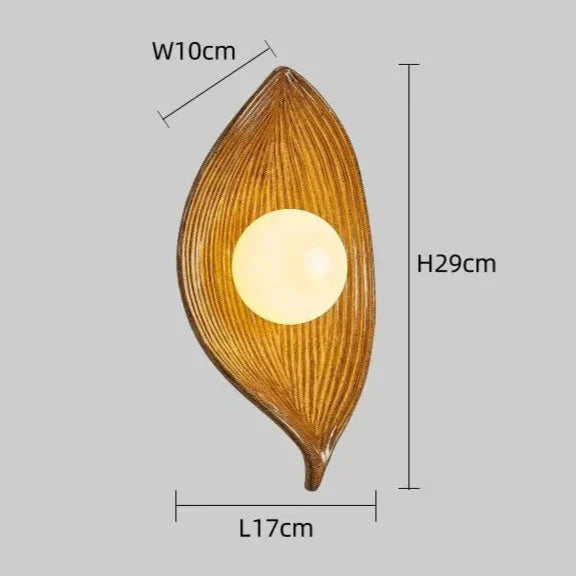 Nordic Zen Leaf Japanese-Style Wall Light
