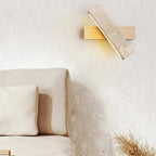 Travertine Wood Rotatable LED Wall Light