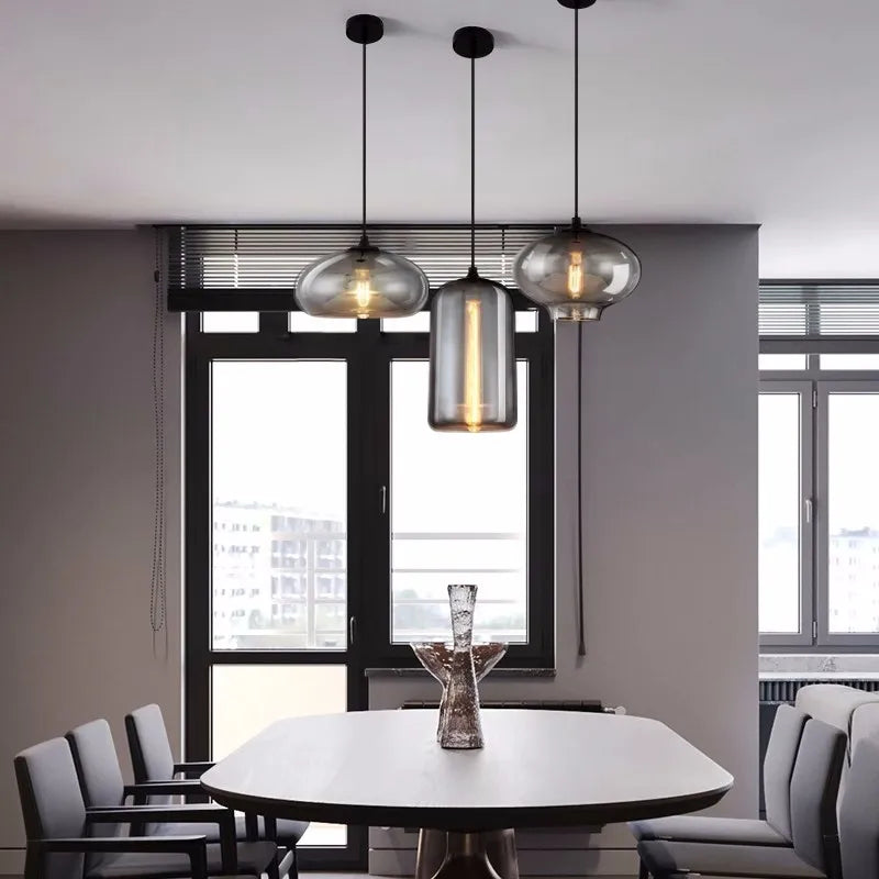 Nordic Loft Glasslustre Pendant Light