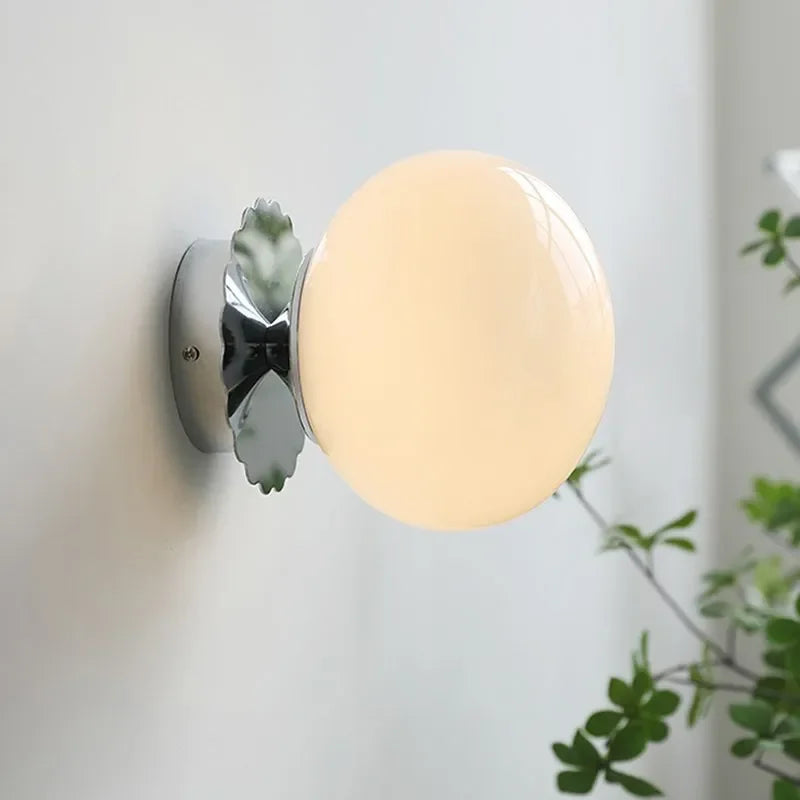 Nordic Pink Pearl Ball Wall Light