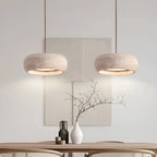Wabi Sabi Style Travertine Stone Pendant Light