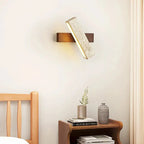 Travertine Wood Rotatable LED Wall Light