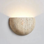 Medieval Style Travertine Stone Wall Light
