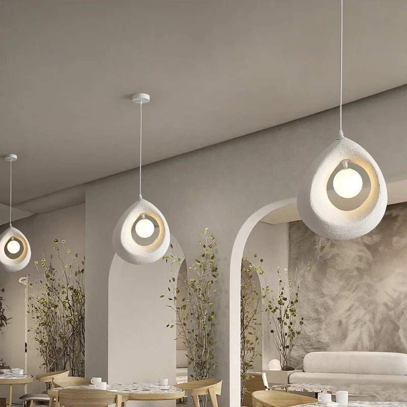Hayami Wabi Sabi Resin Pendant Light