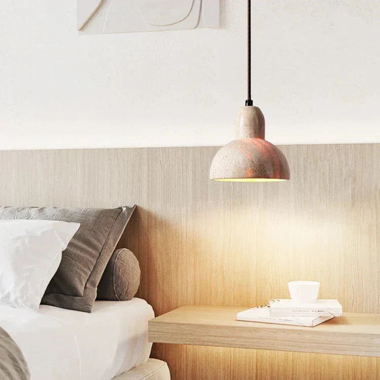 Travertine Natural Style Pendant Light