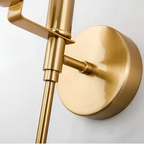 The Shine of Gold and Marble Wall Light