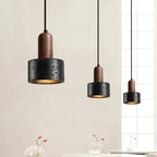 Black Stone LED Pendant Light