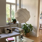 Wabi Sabi Silk Ball Japandi Pendant Light