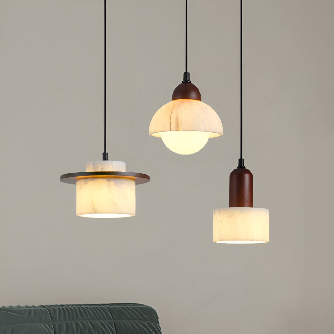 Nordic Modern Alabaster Marble Pendant Light