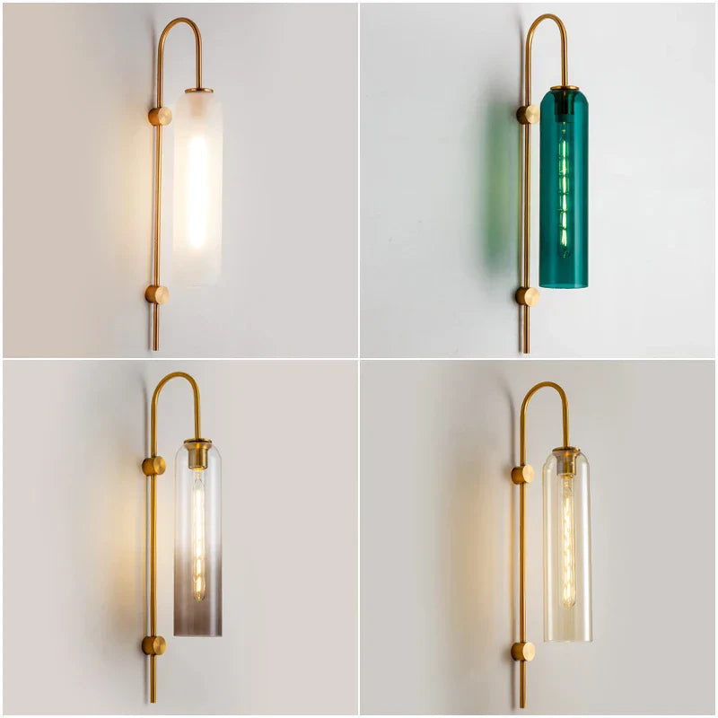 Nordic Light Luxury Glass Wall Light