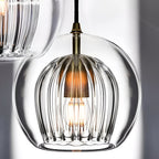Retro Glass Globe Shape Pendant Light