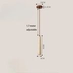 Travertine Tube Pendant Light