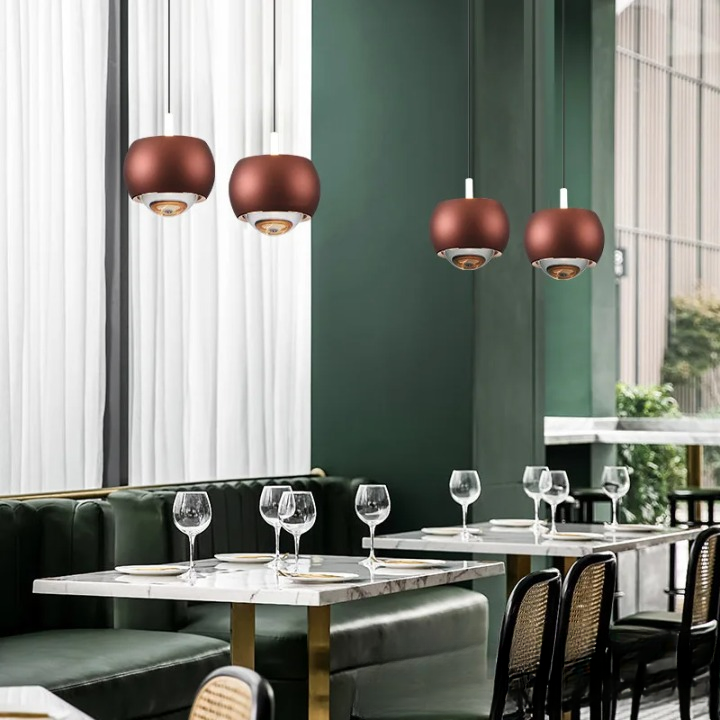 Modern Aluminum Light Ball LED Pendant Light