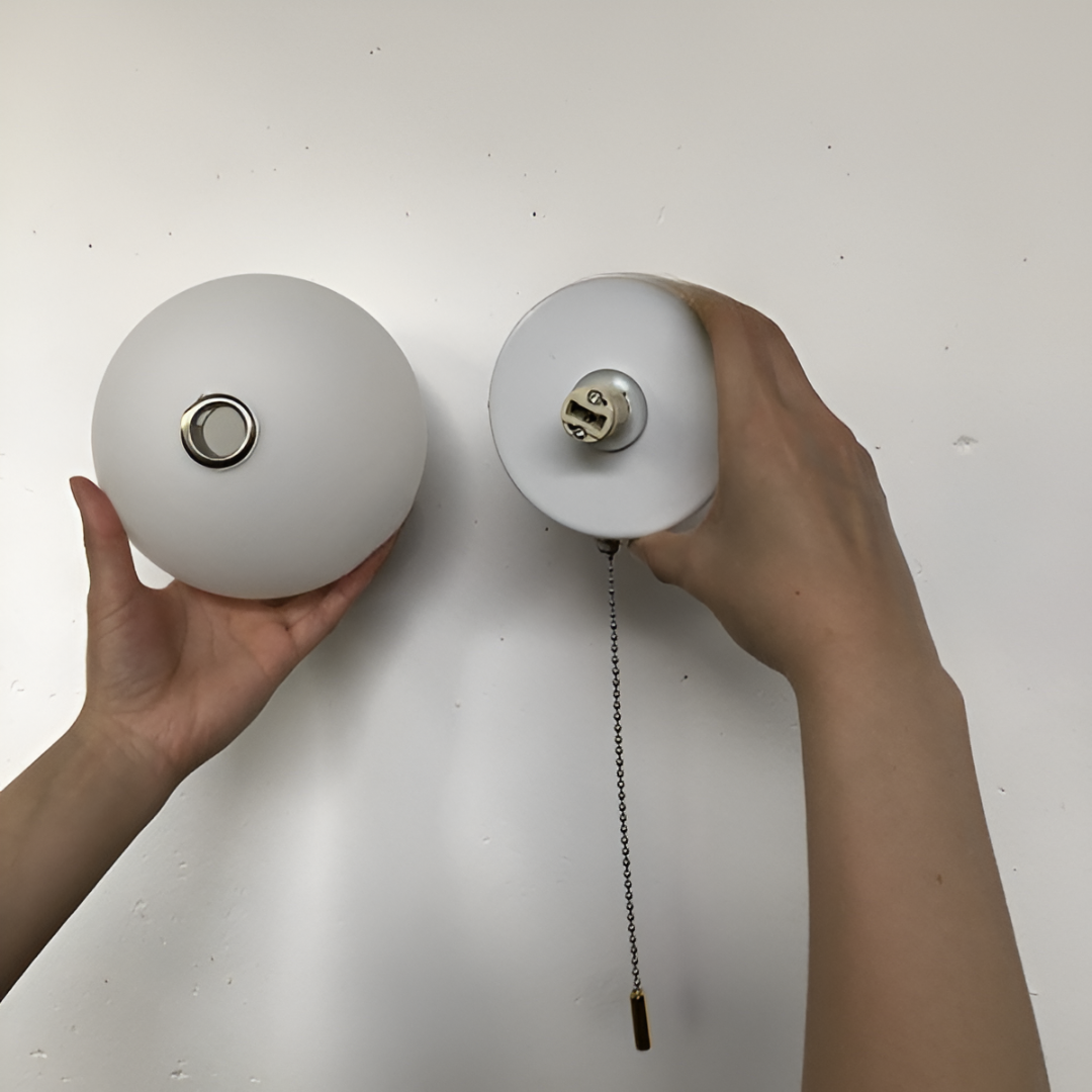Nordic Minimalist Pull Cord Wall Light