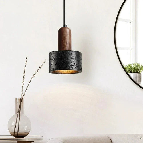 Black Stone LED Pendant Light