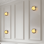 Nordic Black Marble Wall Sconce