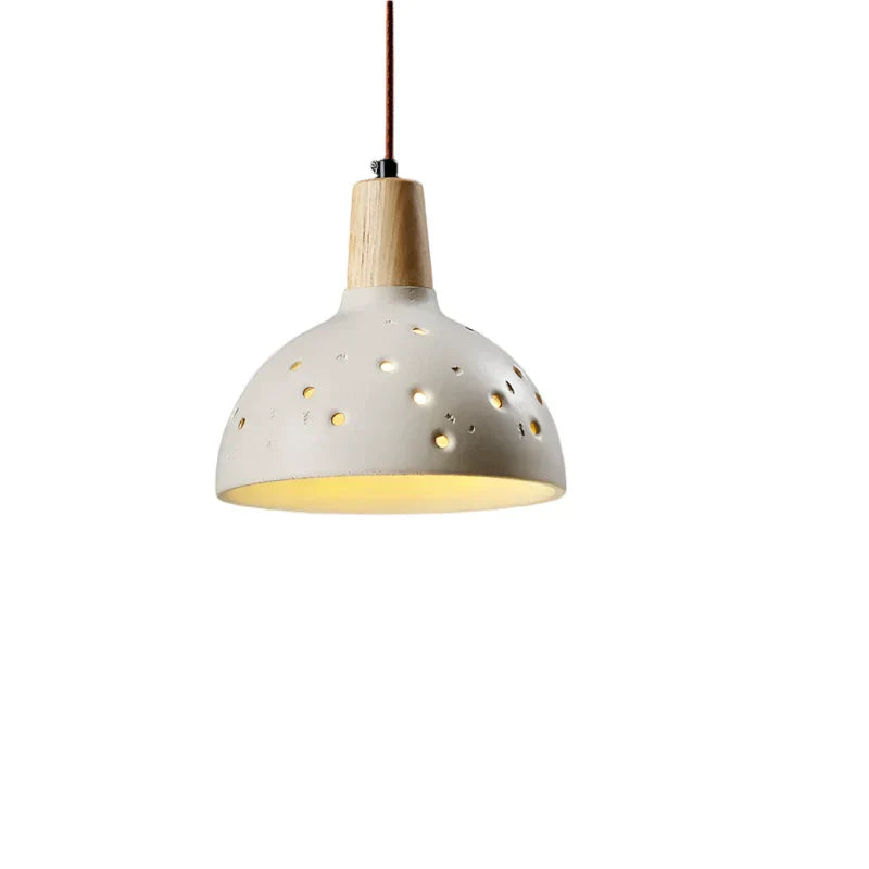 Round Cement Pendant Light
