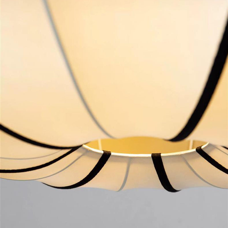 Japandi Silk Veil Pendant Light