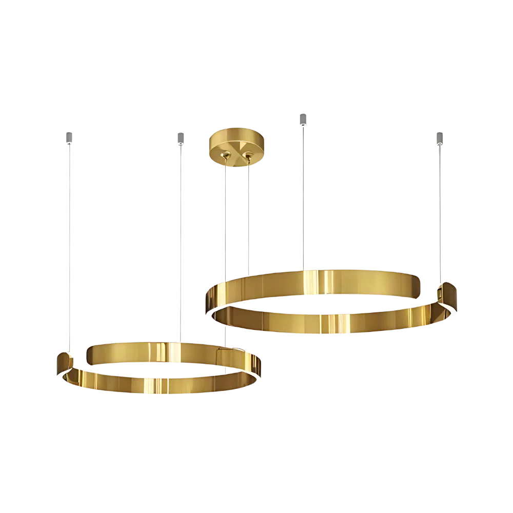 Circular Style Nordic Fused Aluminum Pendant Light