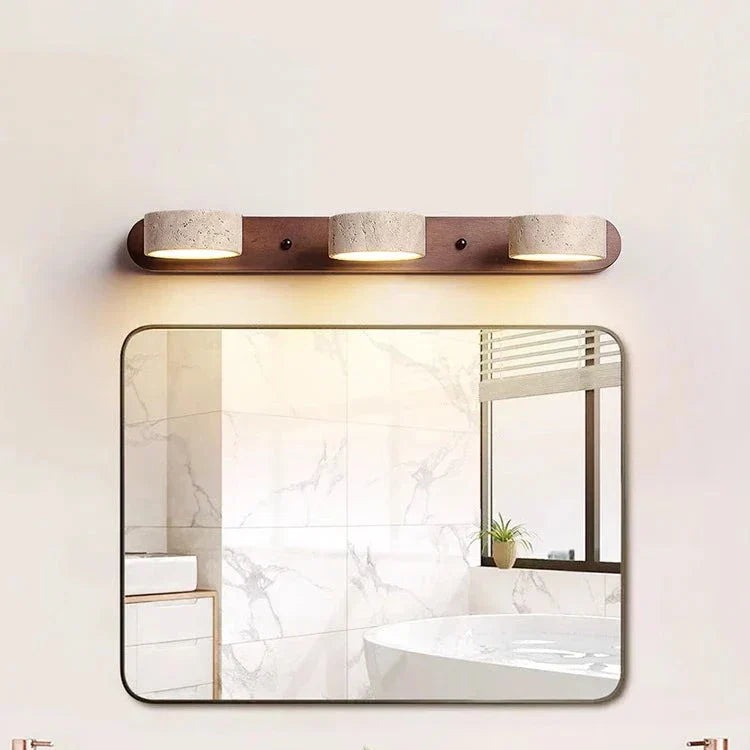 Travertine LED Mirror Wall Light