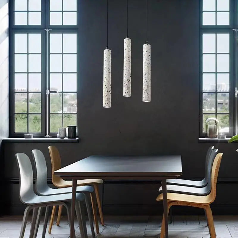 Nordic Travertine Industrial Marble Pendant Light