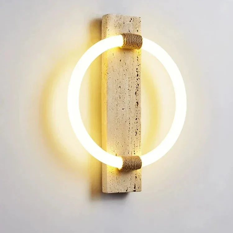 Travertine Medieval Retro LED Wall Light