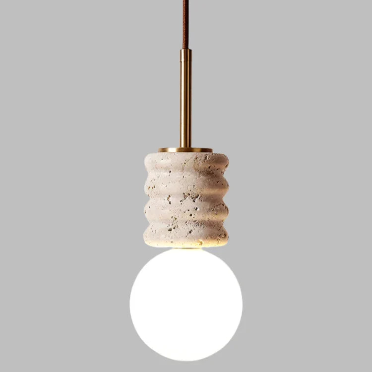 LED Chandelier Modern Stone Bedside Pendant Light