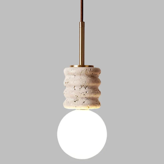 LED Chandelier Modern Stone Bedside Pendant Light