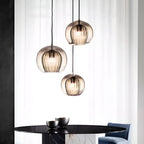 Retro Glass Globe Shape Pendant Light