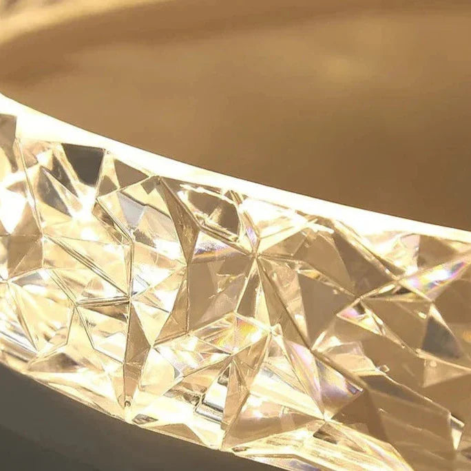 Nordic crystal ceiling light