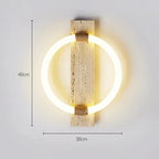 Travertine Medieval Retro LED Wall Light