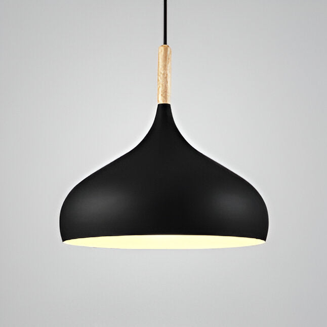 Nordic Wood Macaroon Pendant Light