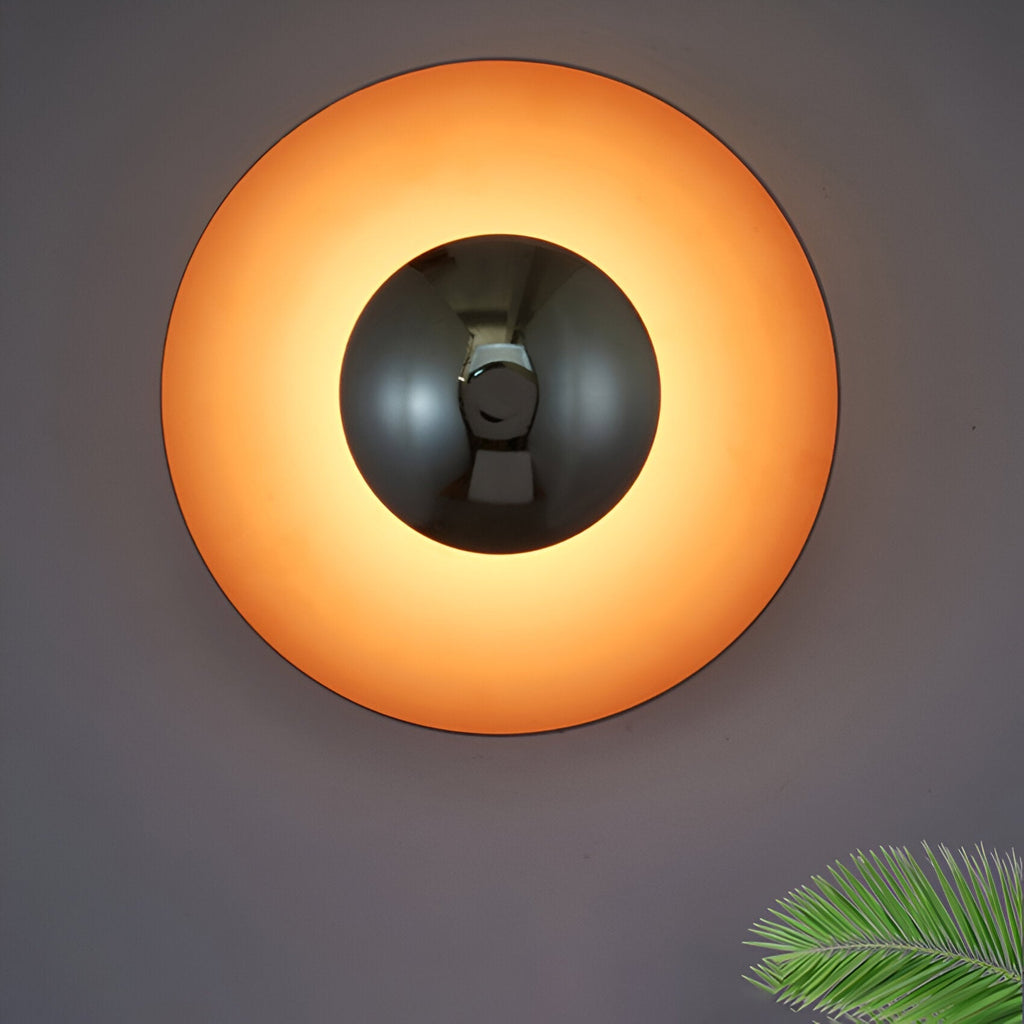 Delight Color Round Metal Wall Light