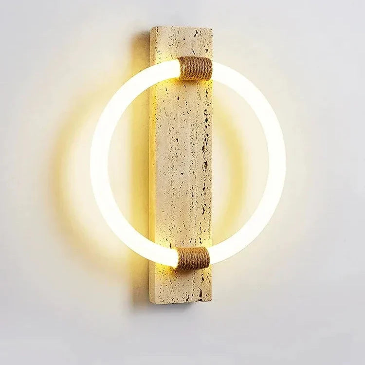 Travertine Medieval Retro LED Wall Light