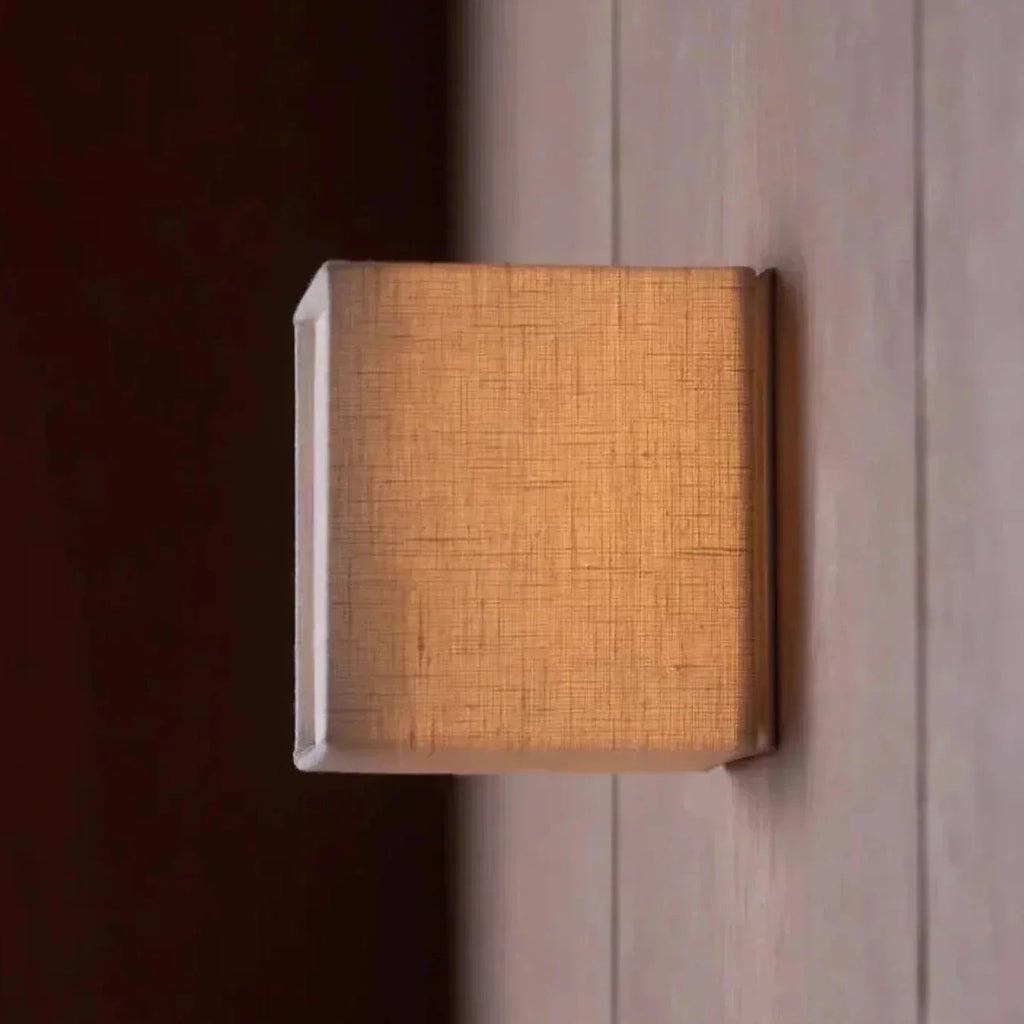 Tracy Japandi Fabric Shade Wall Light