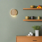 Japanese Wabi Sabi Natural Travertine Stone Wall Light
