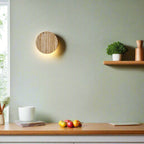 Japanese Wabi Sabi Natural Travertine Stone Wall Light