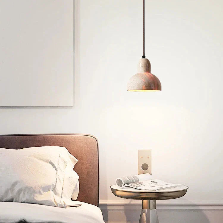Travertine Natural Style Pendant Light