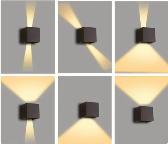 Aera Cube Nordic Iron LED Wall Lamp