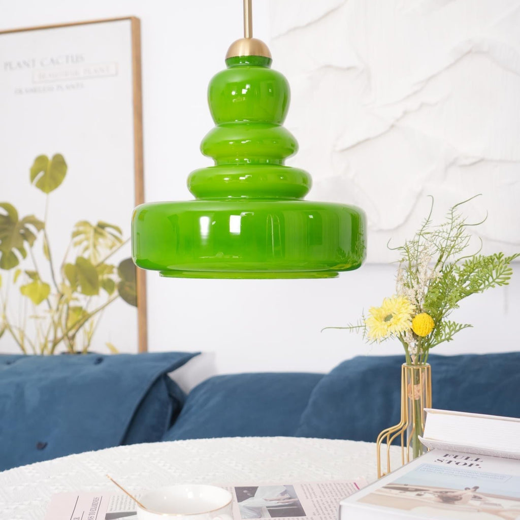 Ellery Vintage Schoolhouse Glass Pendant Light