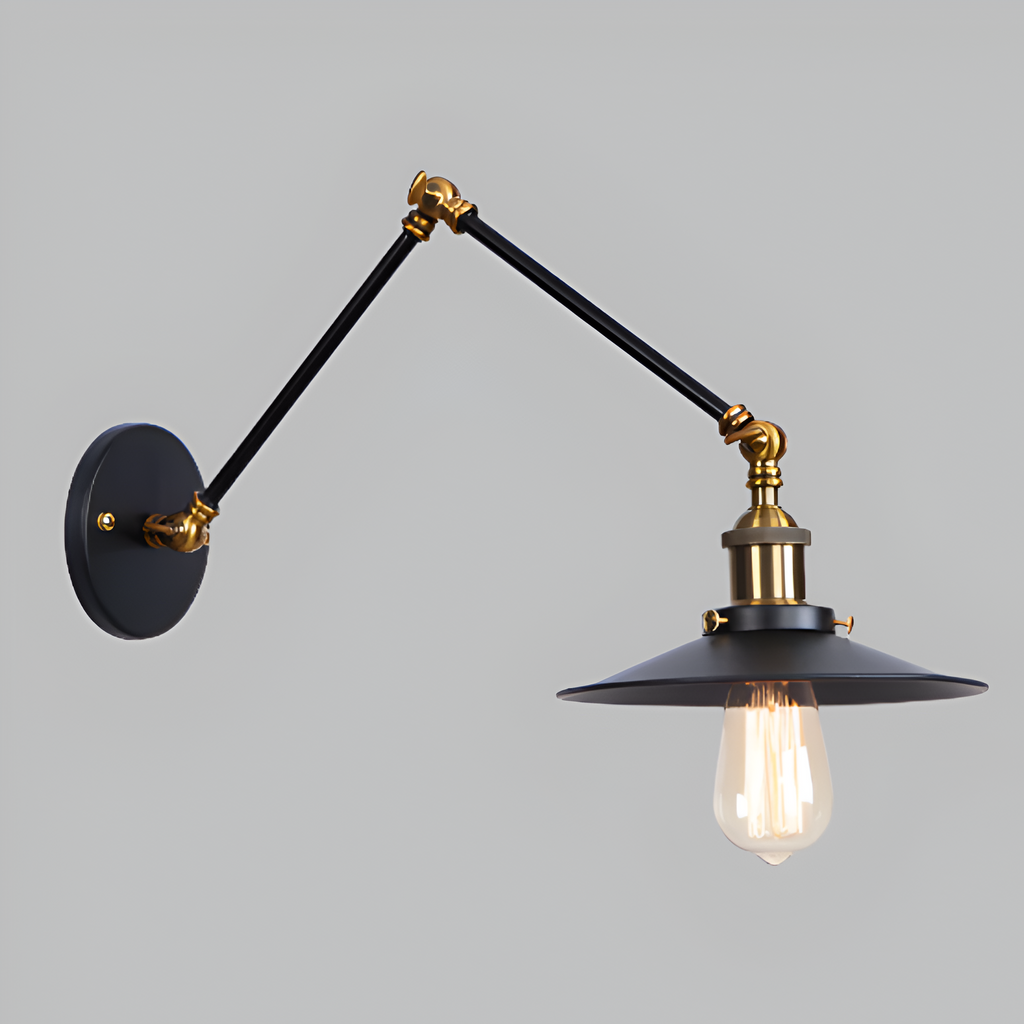 Marzella Industrial Retro Iron Vintage Wall Lamp