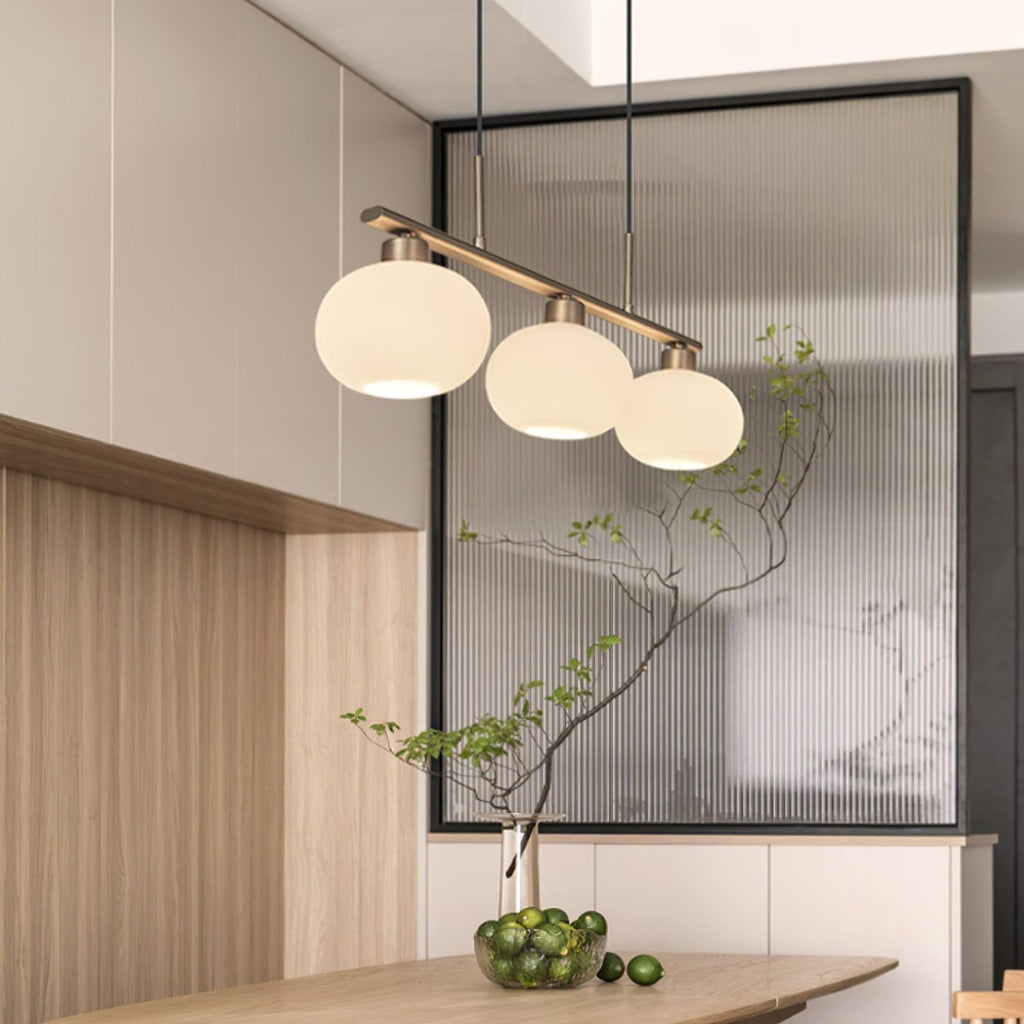 The Solenna Modern Glass Pendant Light