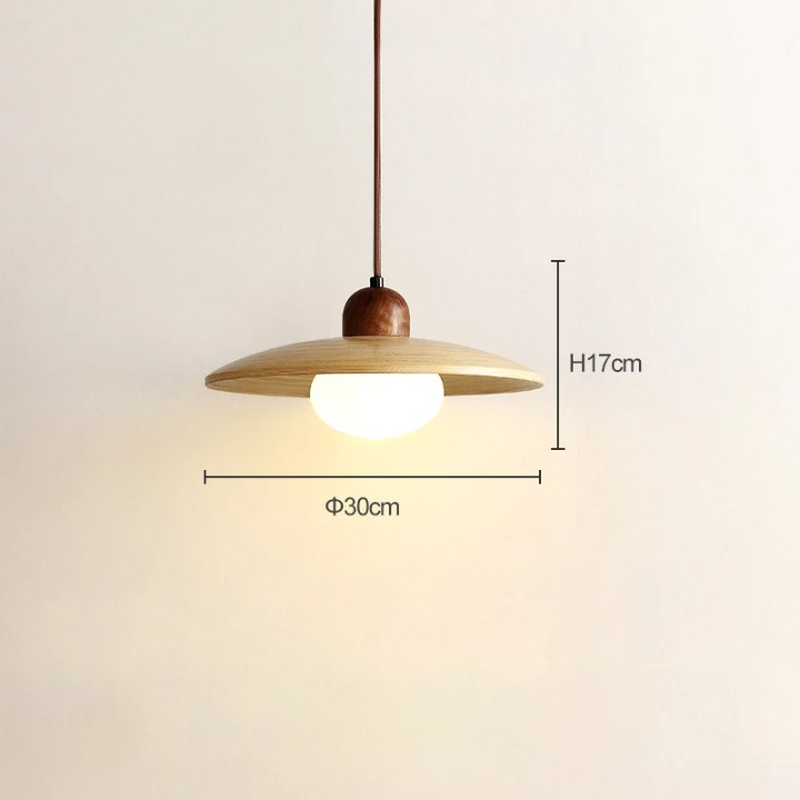 Nordic Bamboo & Wooden Pendant Light