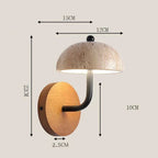 Nordic Bedside Travertine Wall Light