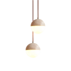 Travertine Ball Pendant Light