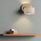 Study Reading Minimalist Travertine Stone Wall Light